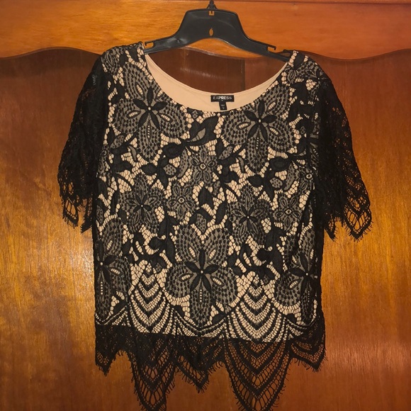 Lace Crop Top - Picture 1 of 2